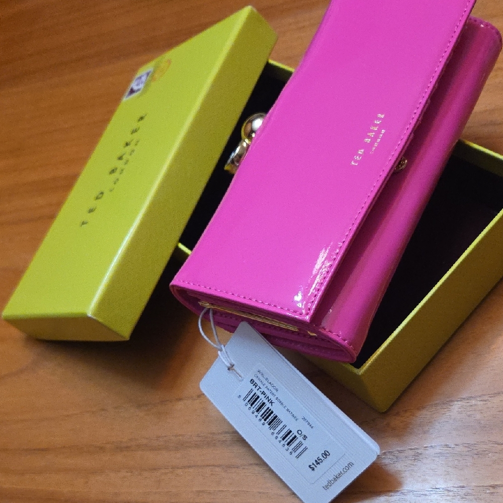 Ted Baker Vibrant Pink Clutch